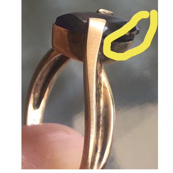 📌Solid 10K Amethyst ring - Picture 4 of 5